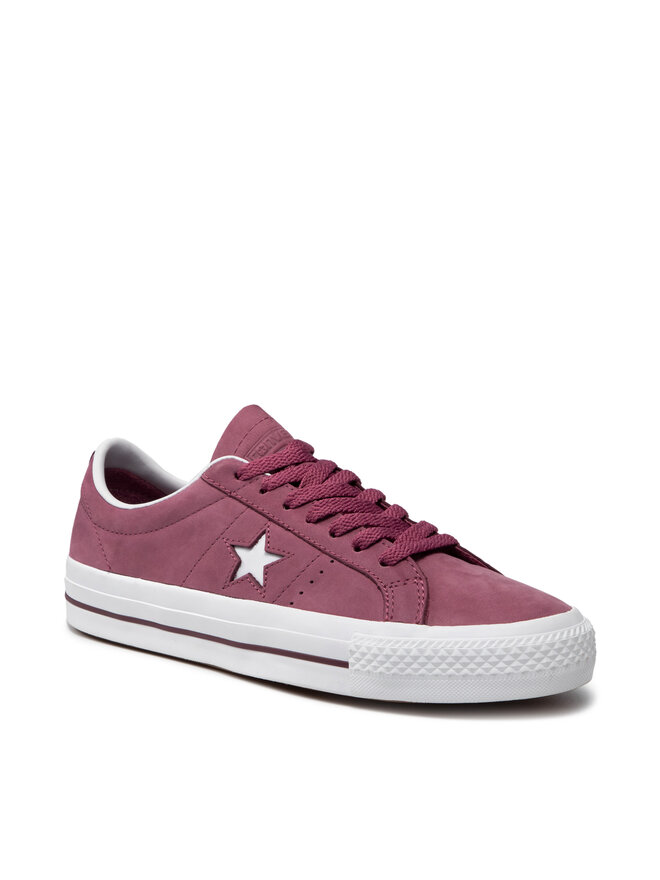 Zapatillas de tenis Converse One Star Pro Ox 160536C Guinda burdeos zapatos.es