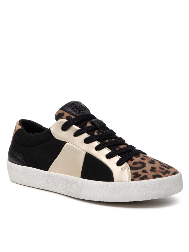 Sneakers Geox D Warley A D92FBA 0AU07 C9BR6 Noir chaussures