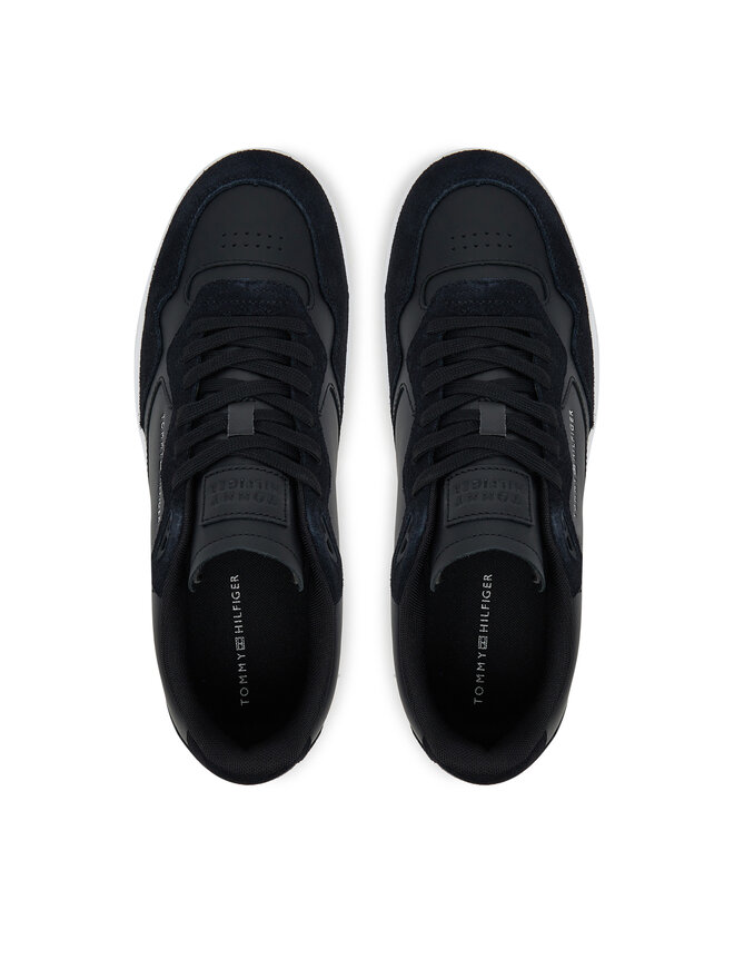 Tommy Hilfiger Снікерcи Tommy Hilfiger Th Basket Better Mix FM0FM05520 Чорний