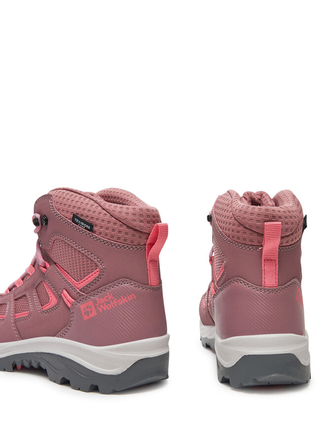 Jack Wolfskin Trekkingi Jack Wolfskin VOJO TEXAPORE MID 4042181-2197 S Różowy