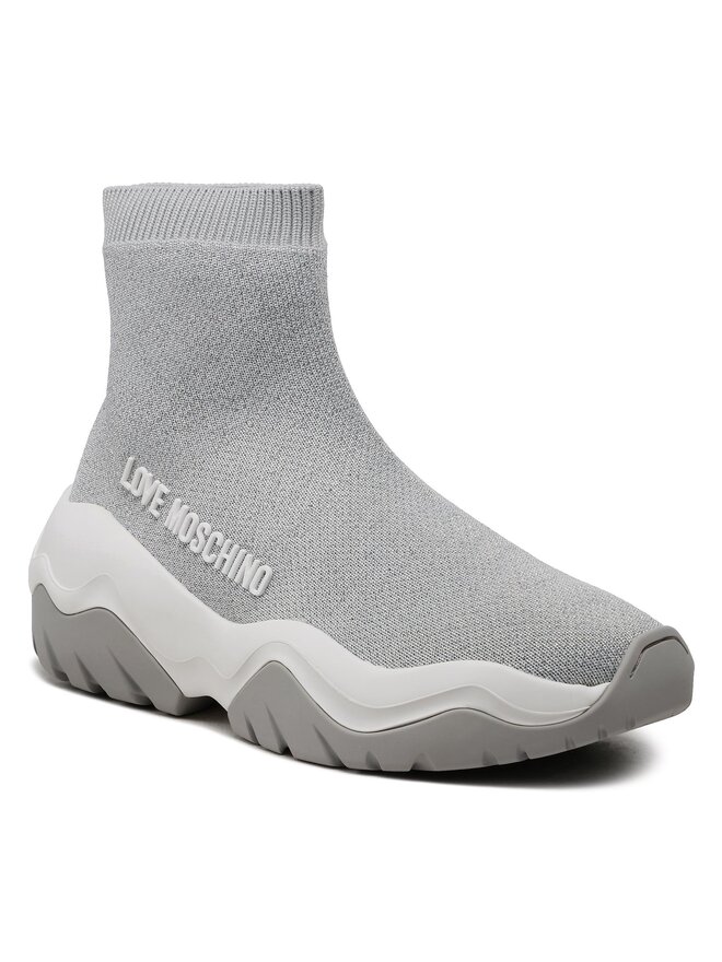LOVE MOSCHINO Snīkeri LOVE MOSCHINO JA15574G1GIZS902 Pelēks