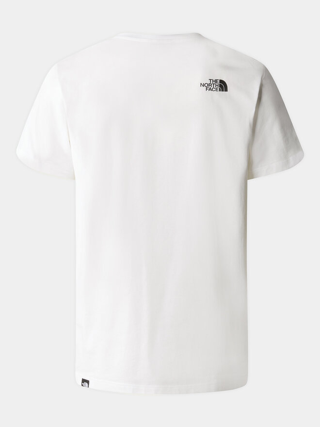 The North Face The North Face Marškinėliai Simple Dome NF0A87NG Balta Regular Fit