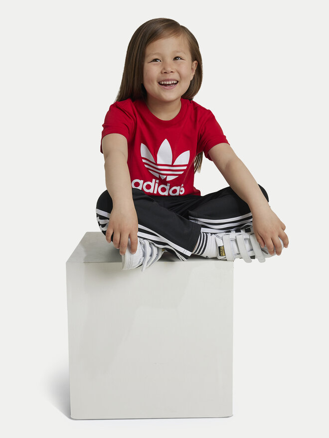 adidas adidas T-Shirt adicolor Trefoil IY2387 Rot Regular Fit