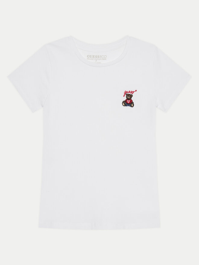 Guess Guess Camiseta J5RI44 J1314 Blanco Regular Fit