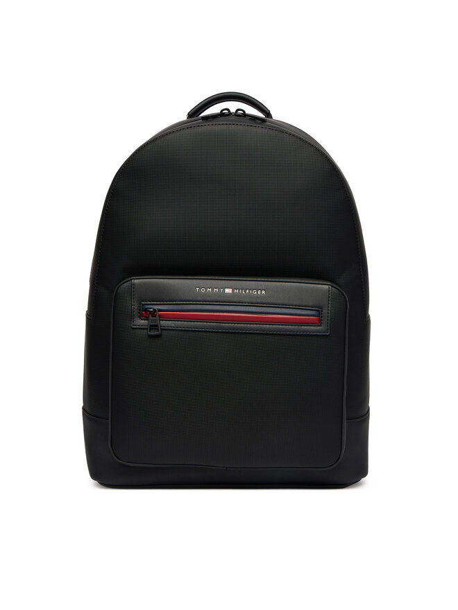 Tommy Hilfiger Rucksack Tommy Hilfiger Th Foundation Backpack AM0AM14155 Schwarz