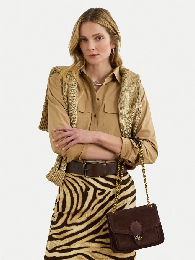LAUREN RALPH LAUREN Handtasche LAUREN RALPH LAUREN 431974553002 Braun