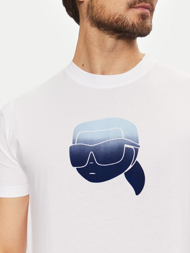 KARL LAGERFELD KARL LAGERFELD T-Shirt 755426 551242 Weiß Regular Fit