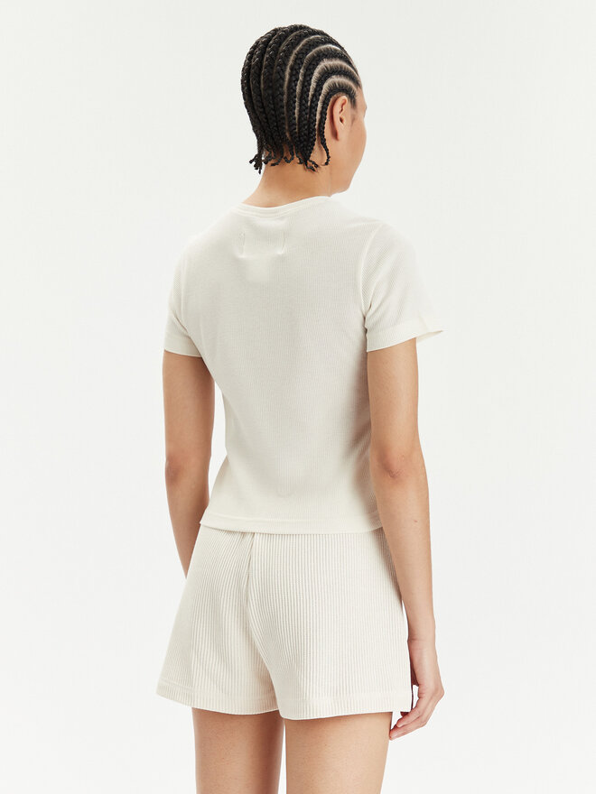 Champion Champion Marškinėliai E10013 Smėlio Regular Fit