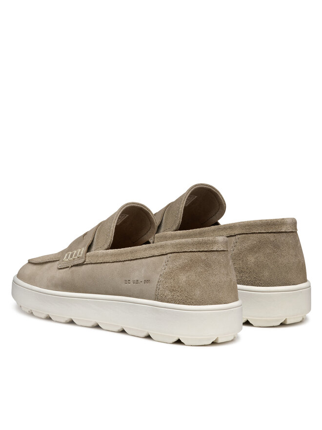 Geox Mokasíny Geox U Spherica Ecub-1 U55GPD 00022 C5004 Béžová