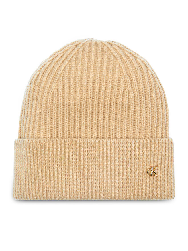 Calvin Klein Căciulă Calvin Klein Ck Metal Wool Beanie LV04D8032G Bej