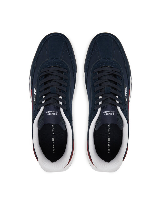 Tommy Hilfiger Sneakers Tommy Hilfiger Retro Runner Nylon Mix FM0FM05523 Dunkelblau