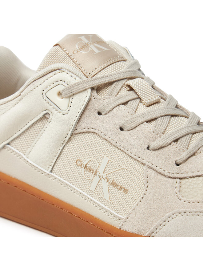 Calvin Klein Jeans Sneakers Calvin Klein Jeans Basket Cup Low Laceup Lth Ml Mtr YM0YM00994 Écru
