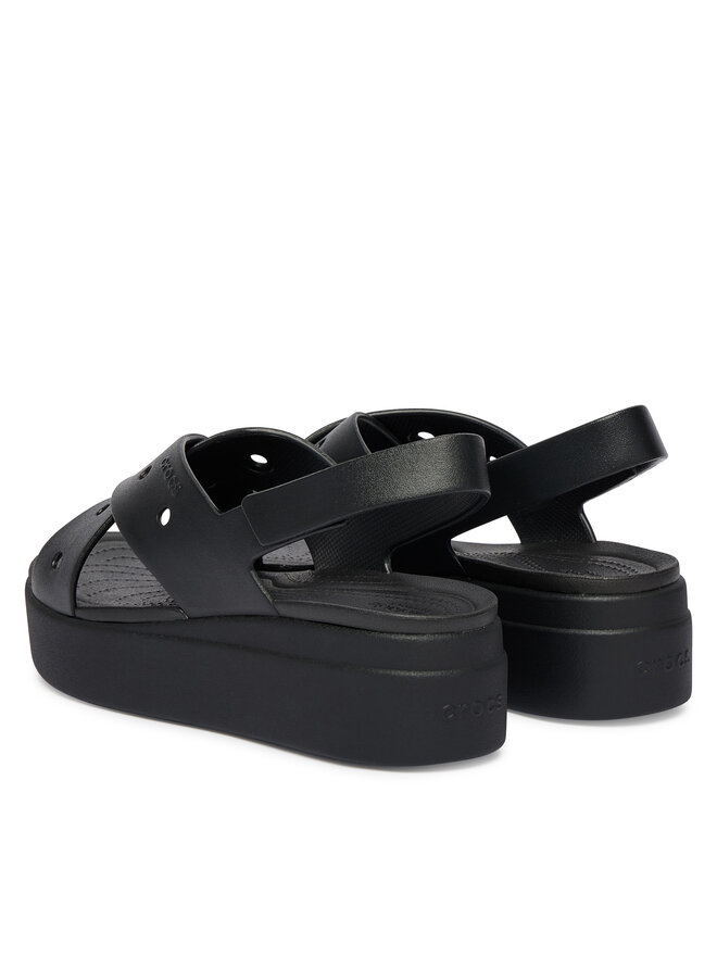 Crocs Sandalen Crocs Brooklyn 4U Cross Strap Sandal 212254 Schwarz