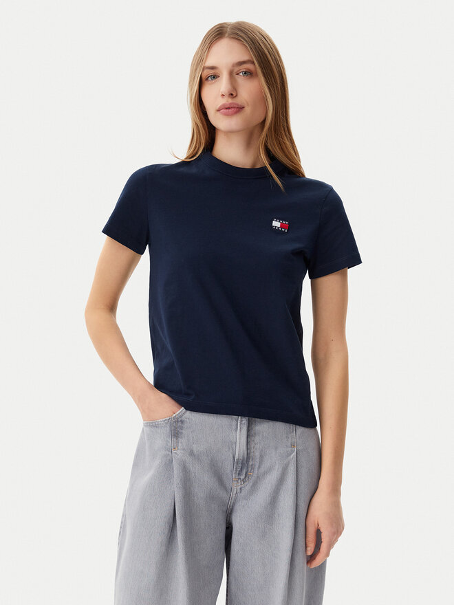 Tommy Jeans Tommy Jeans Póló DW0DW20153 Sötétkék Regular Fit