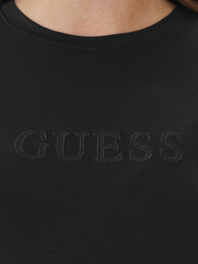 Guess Guess Футболка O6GI00 KBF92 Чорний Regular Fit