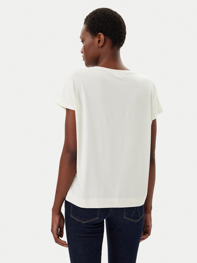 Liu Jo Sport Liu Jo Sport Camiseta TA5268 JS005 Écru Regular Fit