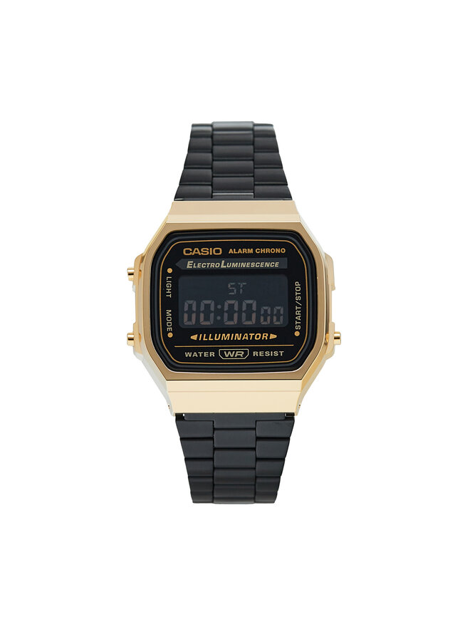 Casio Zegarek Casio Vintage A168WEGB-1BEF Czarny