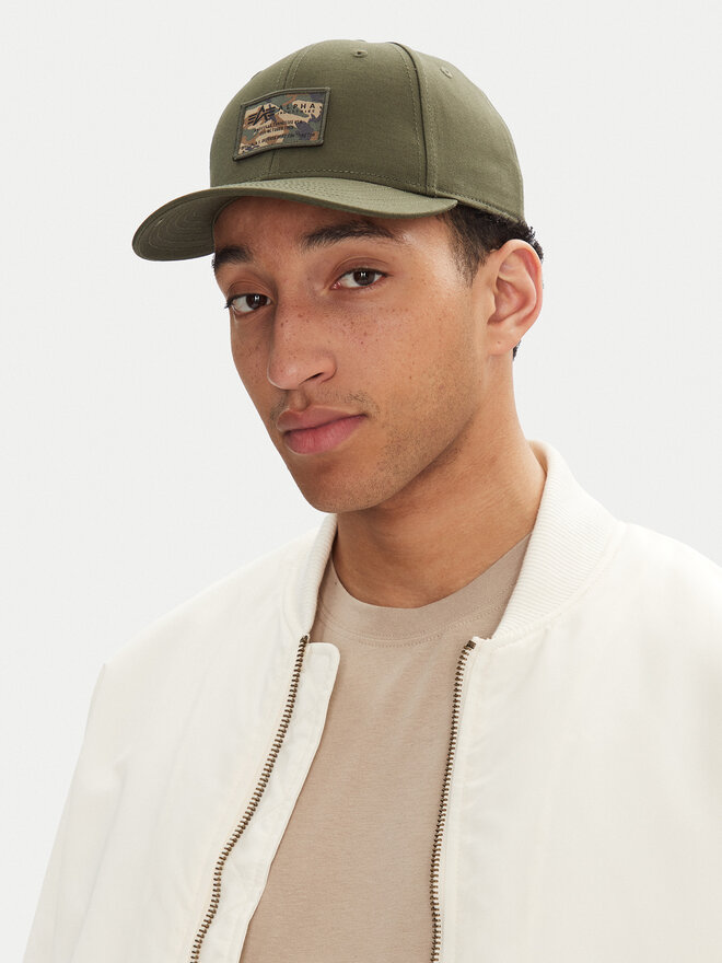 Alpha Industries Baseball sapka Alpha Industries Crew Camo 156903 Zöld