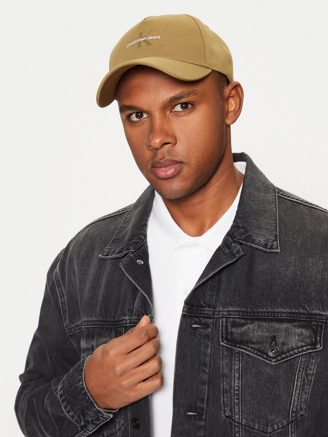 Calvin Klein Kapa s šiltom Calvin Klein Mono Logo Print Cap K50K512140 Rjava