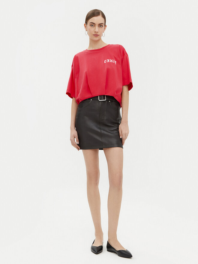 PINKO PINKO Футболка Torrone 104257 Рожевий Regular Fit