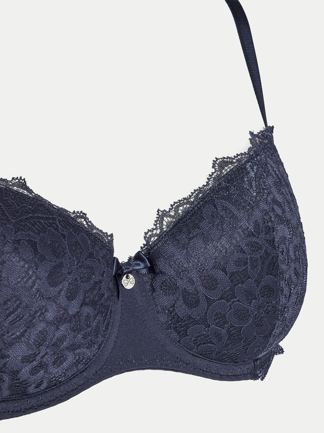 Hunkemöller Hunkemöller Melltartó alsó huzallal Marine 206322 Sötétkék