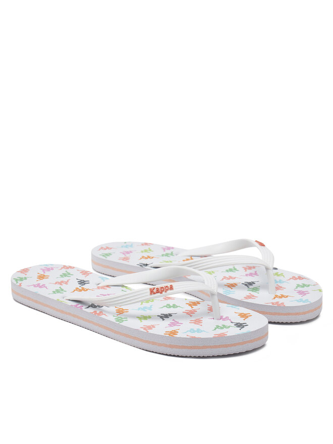 Kappa Japonki Kappa 351C22W White - Pink Coral - Pink Fuchsia Kolorowy