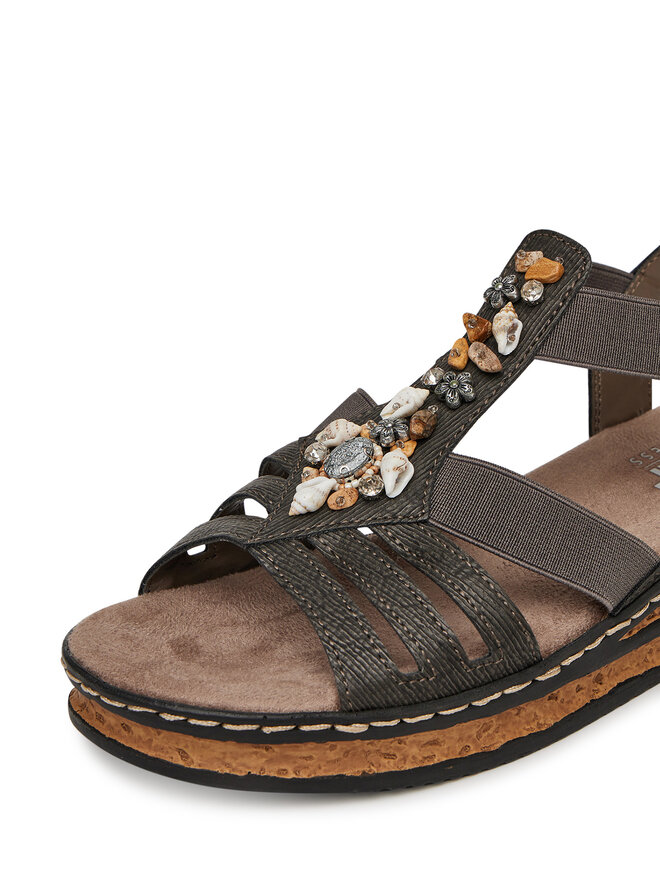 Rieker Сандали Rieker 62949-45 Сив