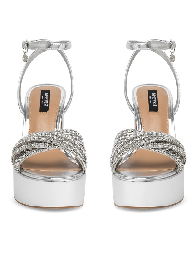 Nine West Sandale Nine West WFA2736-1 Argintiu