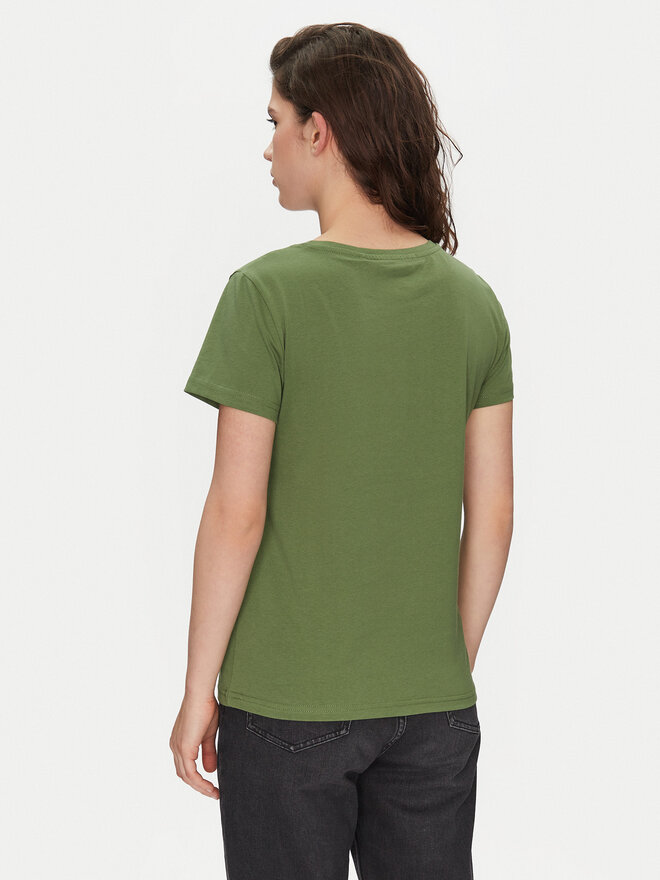 Mustang Mustang T-Shirt Alma 1016138 Grün Regular Fit