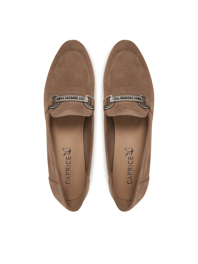 Mocasines Caprice 9-24202-44 Para Mujer - Cuero De Calidad, Plantilla Viscoelástica, Ancho G Para Mayor Comodidad