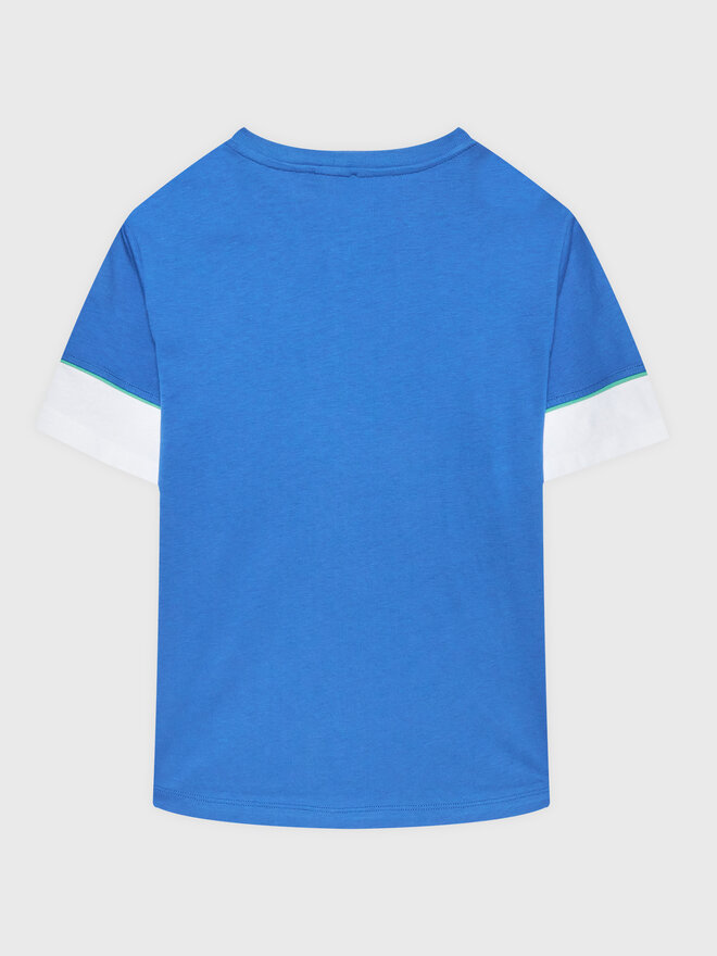 United Colors Of Benetton United Colors Of Benetton Marškinėliai 3096C10A9 Mėlyna Regular Fit