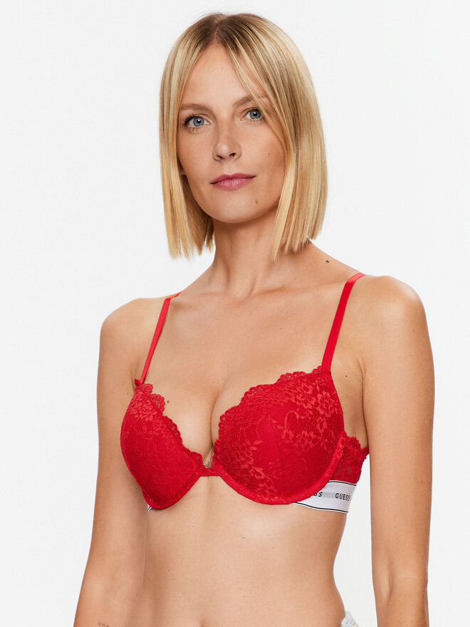 Guess Guess Sujetador con aros Belle O3RC18 KBBT0 Rojo