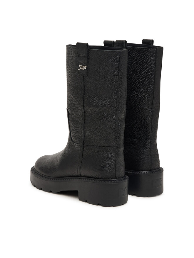 Tommy Jeans Stiefel Tommy Jeans Tjw Tubular Mid Boots EN0EN03111 Schwarz