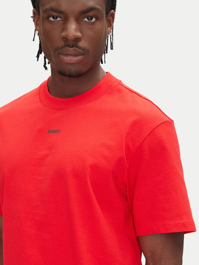 HUGO HUGO Футболка Dapolino 50488330 Червоний Relaxed Fit