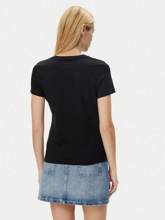 Guess Guess Marškinėliai W5GI05 I3Z14 Juoda Regular Fit