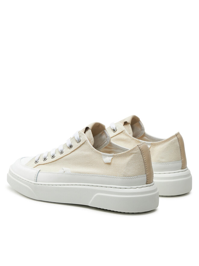 Inuikii Sneakersy Inuikii Canvas Lex Low 50102-991 Béžová
