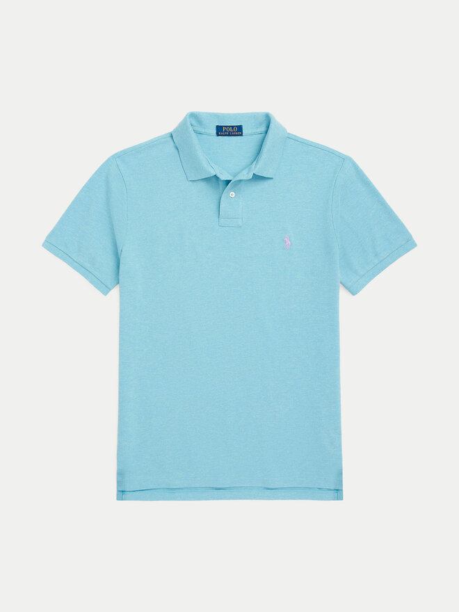 Polo Ralph Lauren Polo Ralph Lauren Поло 710536856414 Блакитний Slim Fit