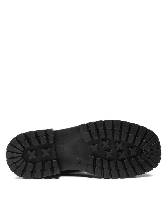Simple Schnürstiefeletten Simple SL-52-02-000089 Schwarz