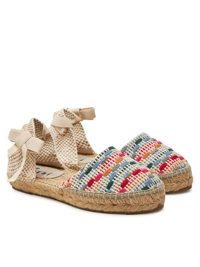 Manebi Espadryle Manebi Yucatan Flat Valenciana Espadrilles G 0.5 P0 Kolorowy