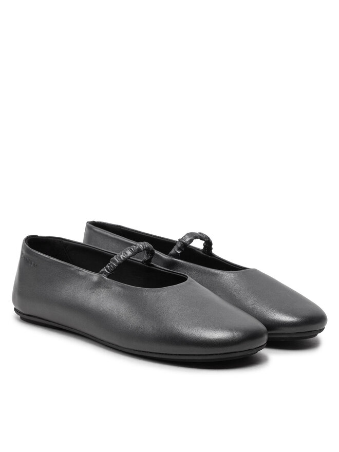 Calvin Klein Balerina Calvin Klein Ballerina W/Strap Pearl Lth HW0HW02136 Fekete