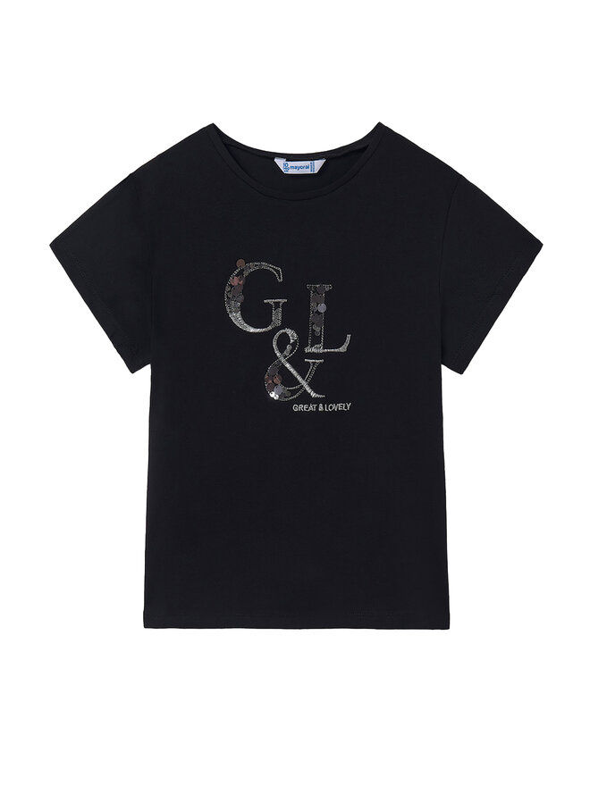 Mayoral Mayoral T-Shirt 854 Schwarz Regular Fit