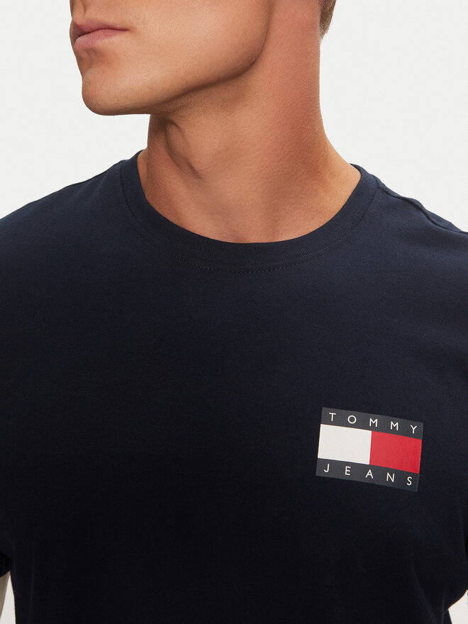 Tommy Jeans Tommy Jeans Camiseta Essential Flag DM0DM20740 Azul marino Slim Fit