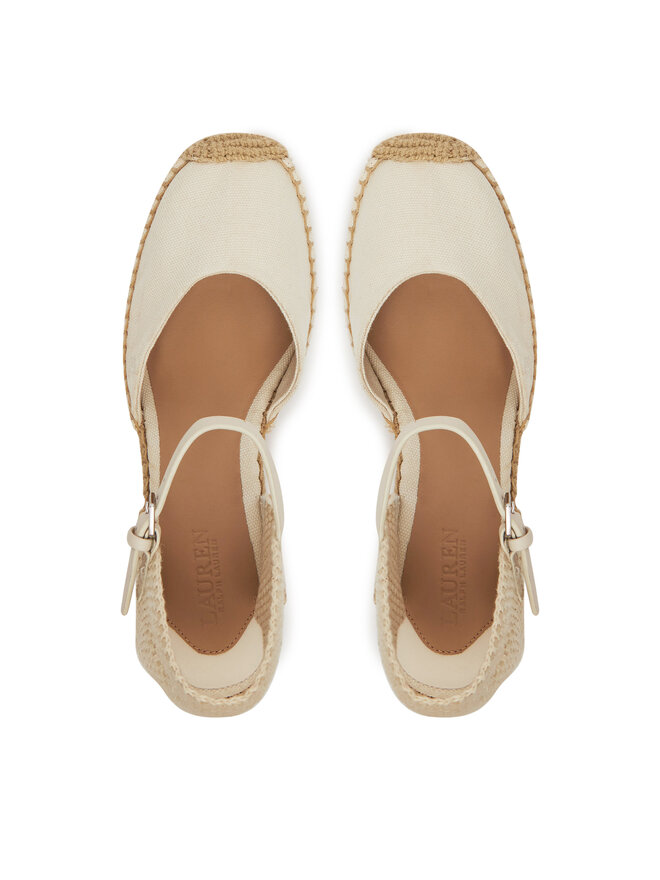 LAUREN RALPH LAUREN Espadryle LAUREN RALPH LAUREN Robby 802961836004 Biały