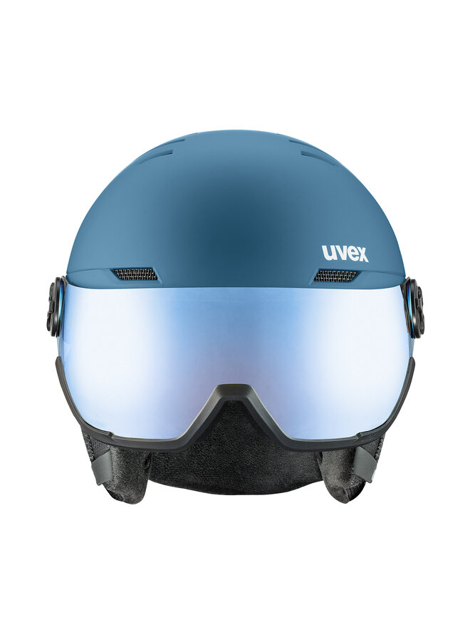 Uvex Kask narciarski Uvex Wanted Visor 56/6/262/00/05 Niebieski