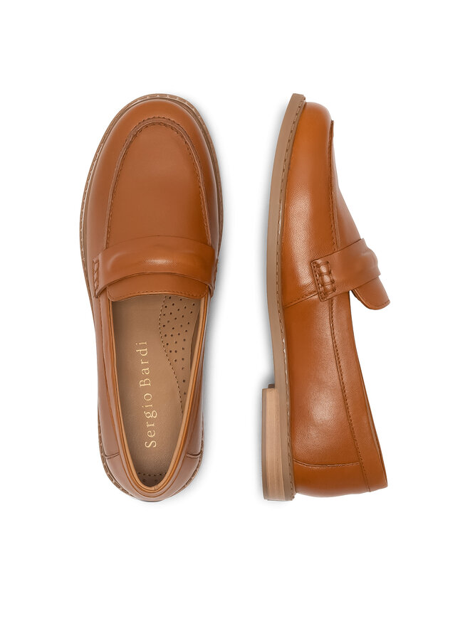 Sergio Bardi Loaferice Sergio Bardi WI32-D1070-02SB Smeđa