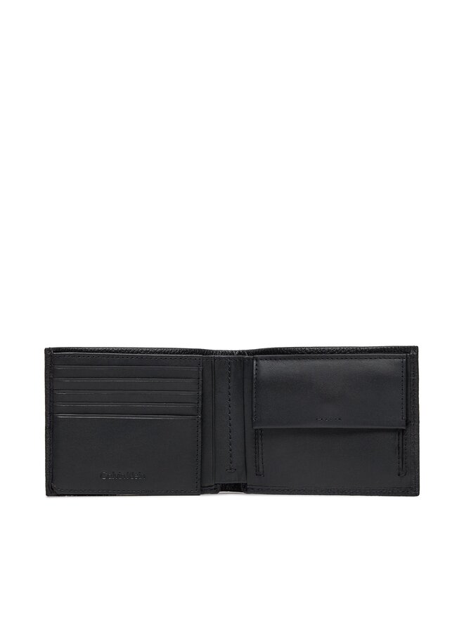 Calvin Klein Portafoglio grande da uomo Calvin Klein Warmth Trifold 10Cc W/Coin L K50K507969 Nero