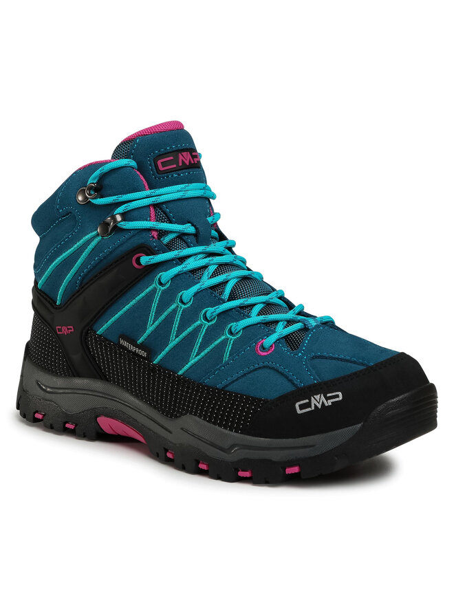 CMP Trekkingi CMP Kids Rigel Mid Trekking Shoes Wp 3Q12944J Niebieski