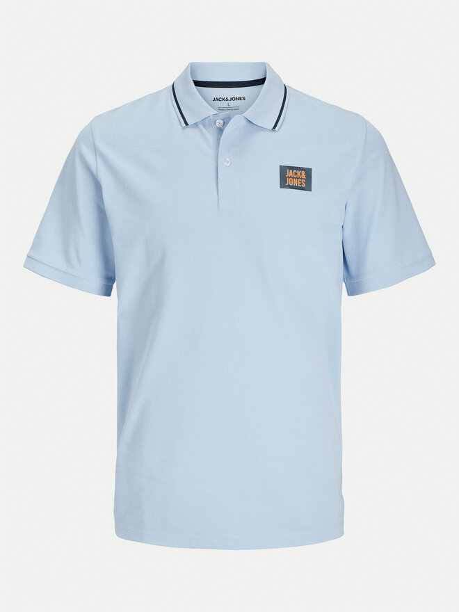 Jack&Jones Jack&Jones Поло Hudson 12269238 Блакитний Regular Fit