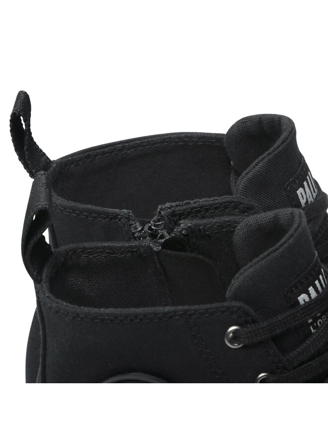 Palladium Bakancs Palladium Pallabase Twill 96907-008-M Fekete