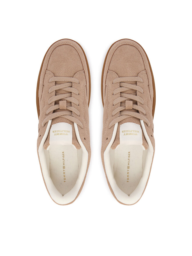 Tommy Hilfiger Zapatillas Tommy Hilfiger Th Heritage Court Sneaker Suede FW0FW09266 Beis